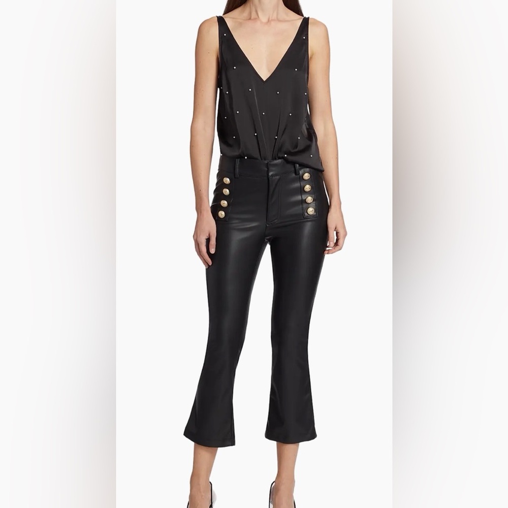 NWOT Generation Love Amirah faux leather pants size 0